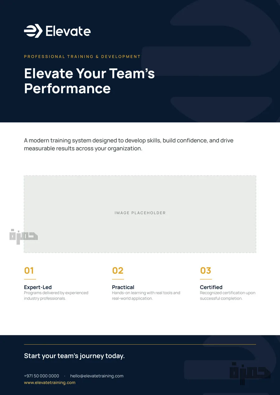 Elevate marketing flyer design